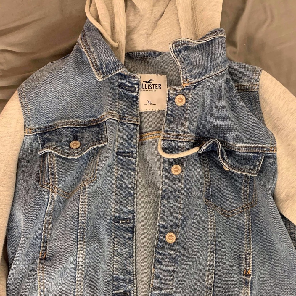 Hollister Hooded Denim Jacket
